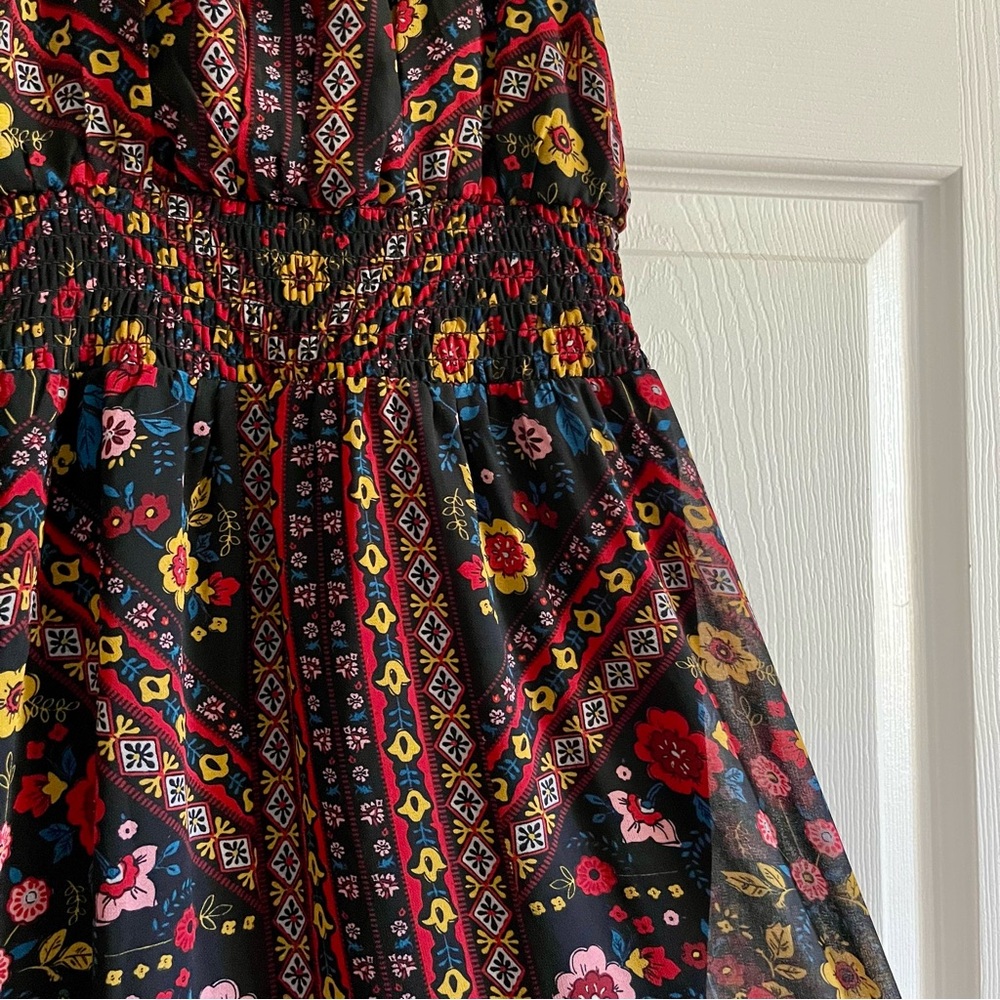 Xhilaration Multicolor Floral Maxi Dress Size XS - EUC - Picture 8 of 12